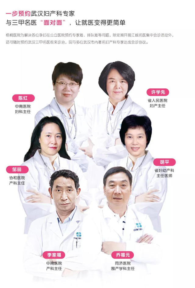 武汉梧桐妇产医院专家团队
